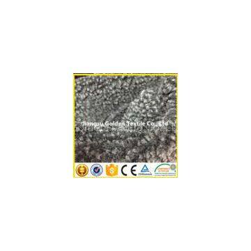 100% Polyester Short Plush Printed Composite Fabric