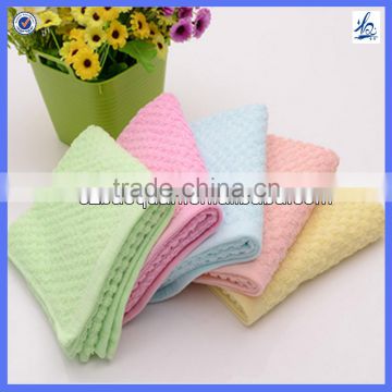 Custom Jacquard Solid Color Waffle Towel Cotton Fabric Hand Towel