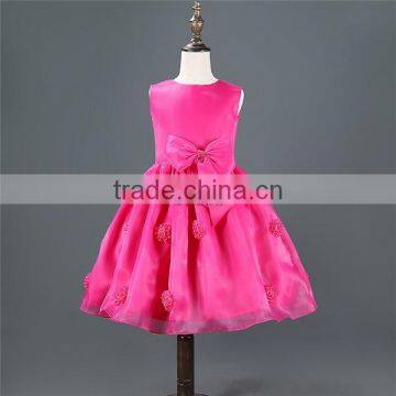 2016 new Korean children's clothing girls dress gauze flower children princess dress girl lace party dress