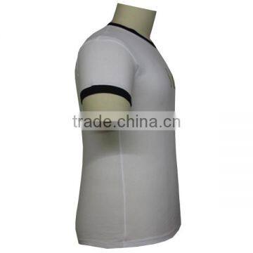 2017 Custom Man Black White Embroidery T-shirts photo-2