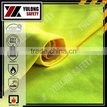 EN11612 EN20471 Fluorescent Yellow Flame Retardant Fabric For Warning Clothing photo-3