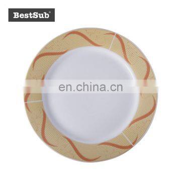 Sublimation Wholesale 10" Plate w/ Golden Pattern P10H-01 photo-2
