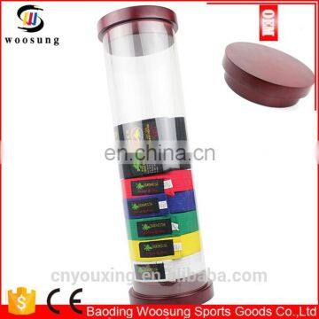 10 Level Belt Display taekwondo belt display cylinder