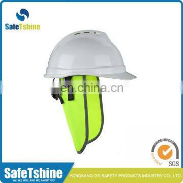 Chinese factory cheap safety hat cooling sunshield