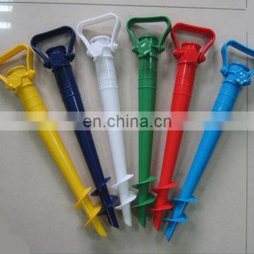 Beach Umbrella Anchor Drill Screw Pole Tent Sand Anchor Base