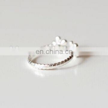 Plum Blossom Charm Open Delicate Ring Sterling Silver Ring Women Fashion Jewelry photo-5