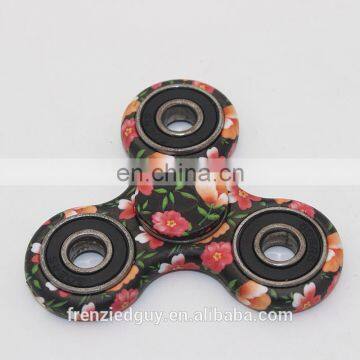2017 Popular Stress Relase Stainless Steel Plastic Bearing Glow Hand Fidget Spinner photo-6