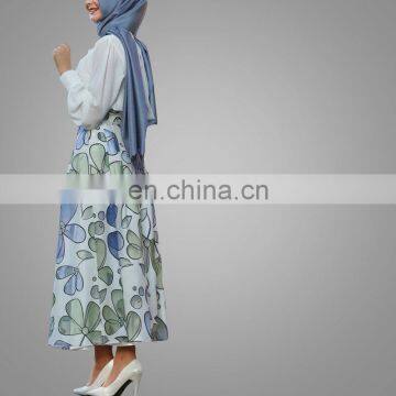 New Arrival Summer Latest Long Skirt Stylish High Waisted Printed Skirt For Women Plus Size Causal Long Maxi Skirt photo-3