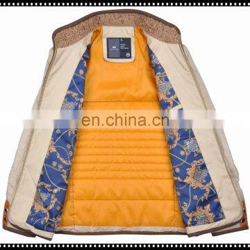 2015 Fashion Gentle Men Double Insert Pocket Winter Jacket photo-2