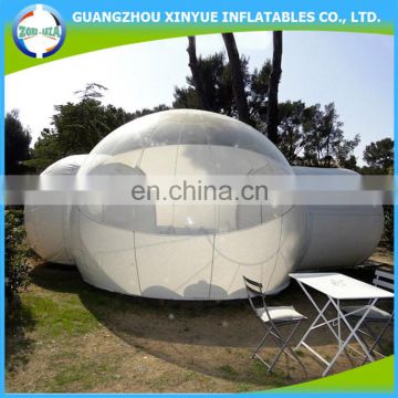 Outdoor Bubble Tree Inflatable camping bubble tent with 2 tunnels