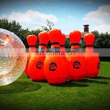 HI hot sale sports toys 0.6mm PVC inflatable toy human indoor bowling ball for sale
