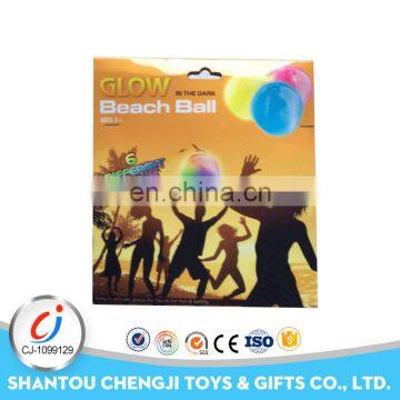 Funny summer toys beach led beach ball with light