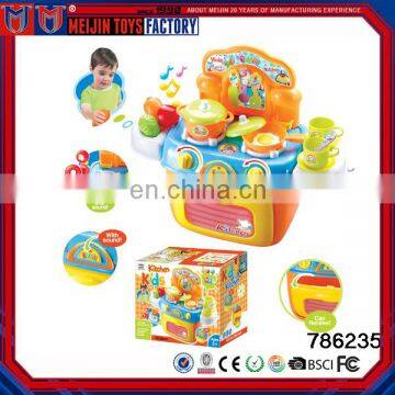 Children plastic pretend cooking toys kitchen play set toy for sale