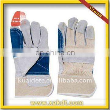 cut-resitant leather safety hand gloves with CE certified