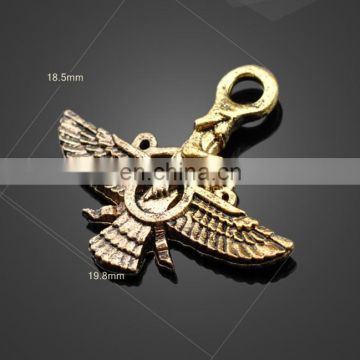 wholesale animal bird hawk shape pendant alloy pendant shoes accessories