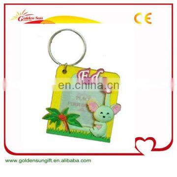 High Quality Soft PVC Photo Frame Keychain