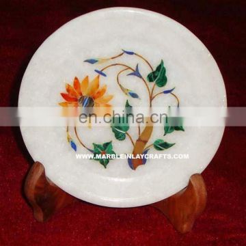 Inlay Marble Decoration Marble Inlay Plate