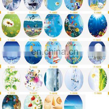 Vinyl Pvc Home Decor Wall Sticker Toilet Seat Sticker photo-2