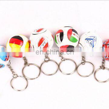 country flag print PU mini football Key Chains football team keychains football fan's gifts for 2018 world cup