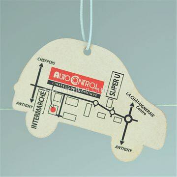 China factory custom absorbent car air freshener with printed