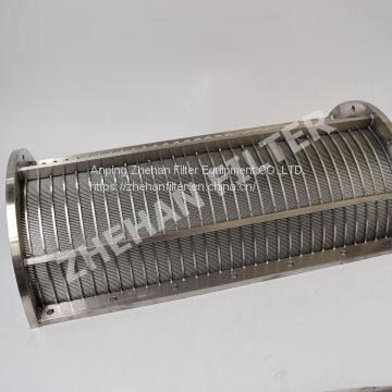 wedge wire screen for solid liquid separator