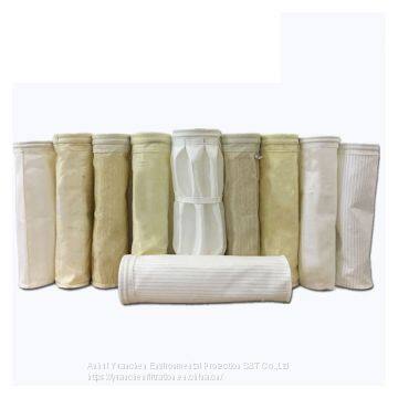 Anti static filtration bag pure white polyester dust filter bag for cement dust collector