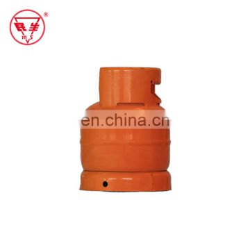 CE certification 2kg lpg gas cylinder for kitchen cooking