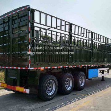Three-axle Stake Semi Trailer/stake Semi Trailer/storage/stake Truck/stake High Bed Cattle Semi Trailer/ Semi Trailer photo-3