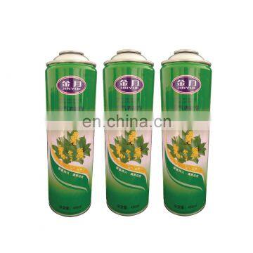 Hebei empty aerosol can 480ml andempty aerosol spray can for refilling air freshener with valves