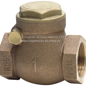 835 Bronze Spring Loaded Check Valve For EN1092 PN16  Swing Water