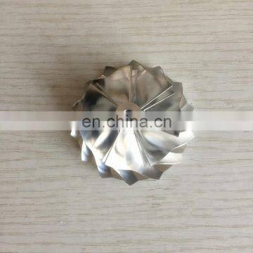 K04 49.62/61.98mm 7+7 blades high performance billet/milling/aluminum 2618 compressor wheel