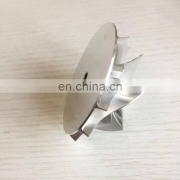 TD04HL 15G 43.38/55.69 мм 6+6 лопастей 49189-40300 1401-404-415 Турбокомпрессор фрезерованный/из алюминия 2618/BILLET колесо компрессора photo-3