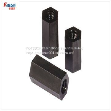M2-M4 Black Nylon Spacer Nut Female Hex Spacing Threaded Pillars Truss Standoff Vis Double Pass Hexagonal Plastic Column Nuts photo-2