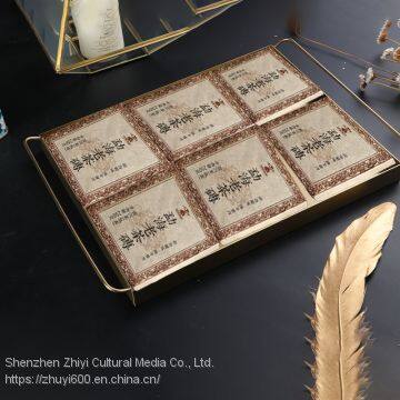 Brass Handle Tea Tray, Special for 357/400g Tea Cake, Support Customized Size photo-5