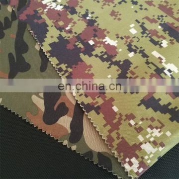 wujiang huali Water Resistant Polyester Military Printing Camouflage Oxford Outdoor Fabric