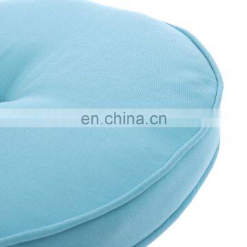 Recyclable Polyester Solid Blue Color Round Seat Pad Chair Pad for Indoor and Outdoor photo-4
