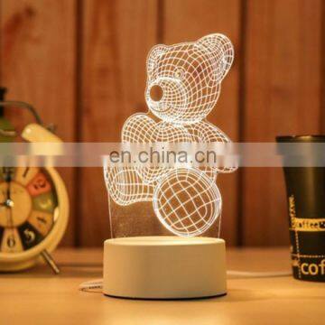 3D Creatives Acrylic Board Night Light for Gifts Oem Artwork is Welcomed photo-3