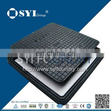 Прочный ковкий чугунный круглый люк диаметром 600 мм photo-2