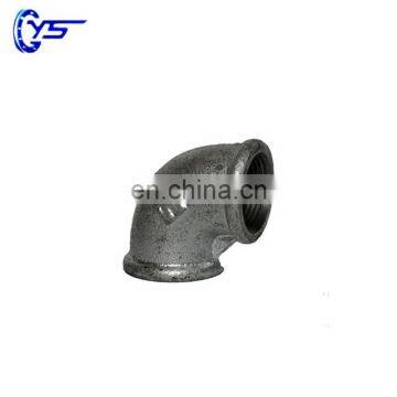 Gold China supplier carbon steel galvanized pipe fitting tee / elbow for seamless pipe connection