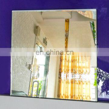 Frameless Round Beveled Edge Aluminium Mirror Glass Sheet