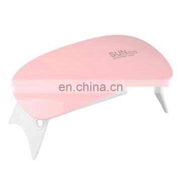 Professional high quality Portable USB 6w mini led uv nail lamp for nail gel polish drying