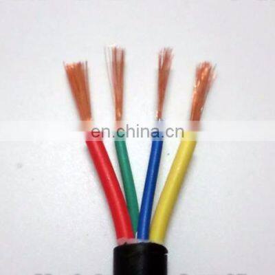 PVC insulated PVC sheathed electric wire 4*6mm2