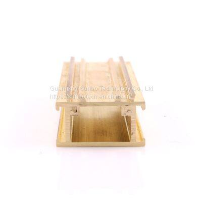 Customized Extruded Brass Profile Brass Window Track