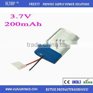 3.7 V 200 MAh LP302040 Polymer Lithium Battery