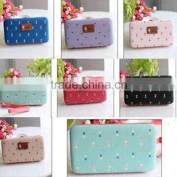 New Style multicolor purse and handbag wallet Cartera carteira para dama Change card and phone holder