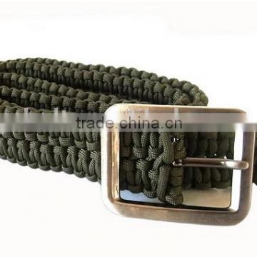 Paracord braided belt