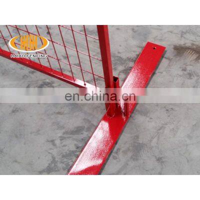 pvc coated temporary fence stands for sale