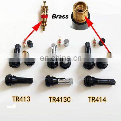 TOP Quality Brass or Aluminum Tire Valve Tr414 Tr413 Tr415 Tr418 Natural Rubber or EPDM photo-4