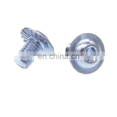 galvanized button flange hex socket screws with washer