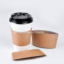 Coffee shops disposable paper coffee cup sleeve printing custom coffee china disposable sleeves